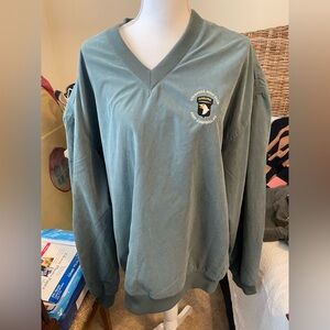 Classic Green logo Golf Windbreaker